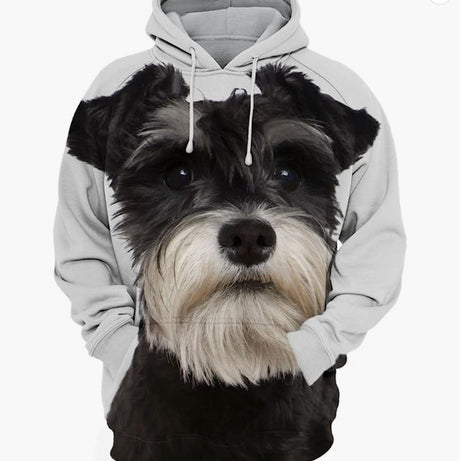 Mens Printed Hoodie Loose-fitting Top