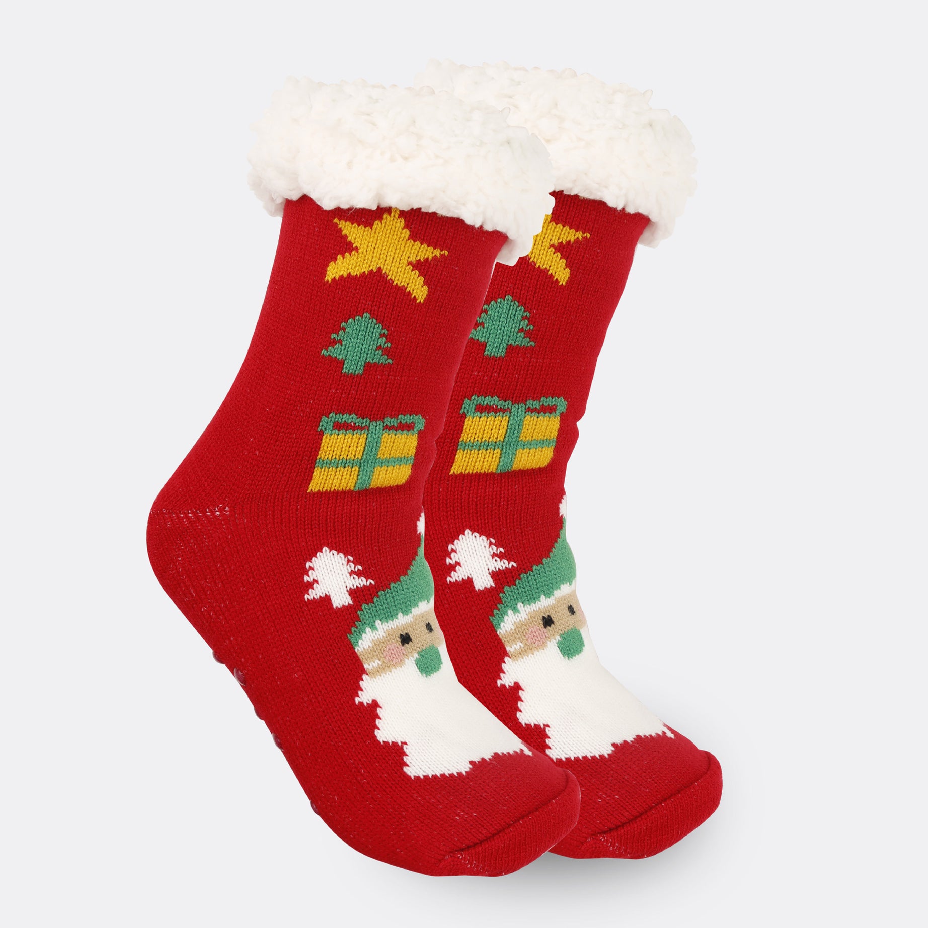 Christmas Women's Thickened Fleece-lined Room Socks