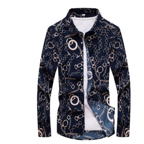 Men's Casual Slim Lapel Shirt New Style