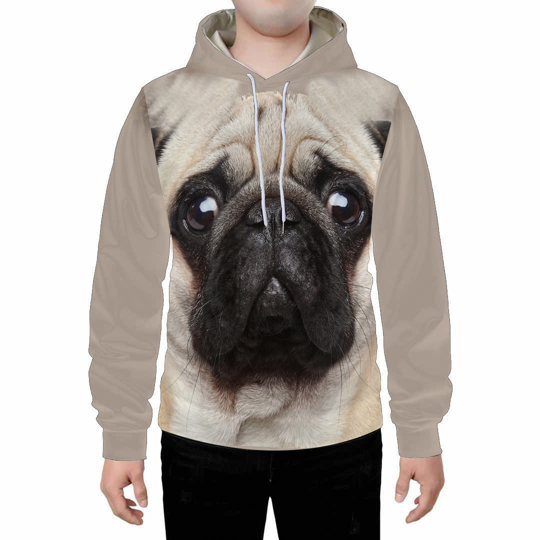 Digital Dog Cute Expression Printed Loose Couple
