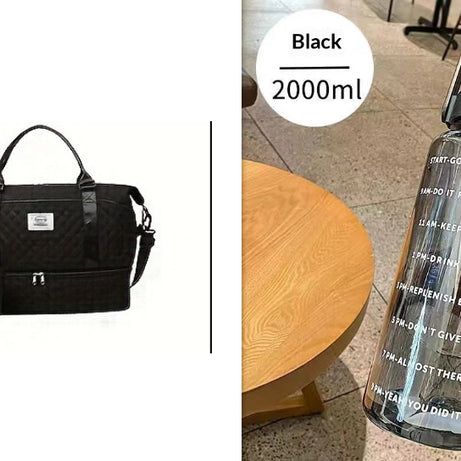 Women's Large-Capacity Travel Organizer Set Of Three Travel Duffel And Two Smaller Bags