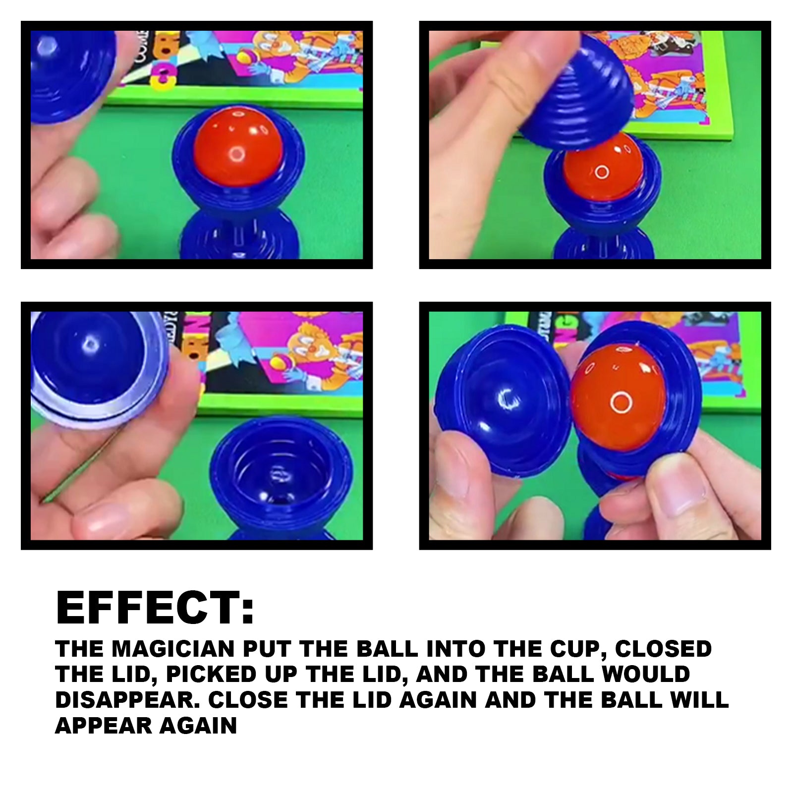 Magic Decompression Blind Box Christmas Spirit Gift Magic Props Blind Box Magic Toys Blind Box