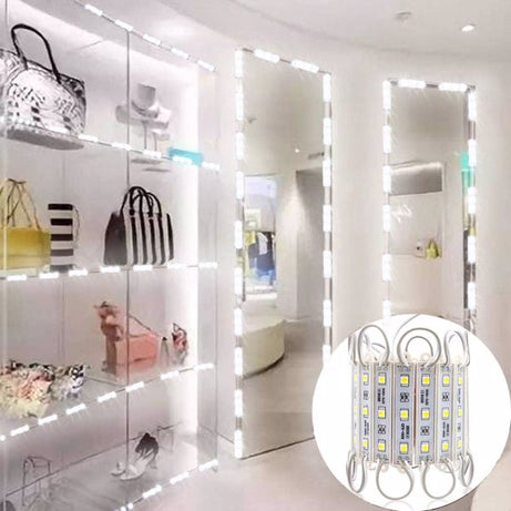LED Waterproof Module Light, One Board With 60 Lights And 10ft White Light, Not Shipped On Weekends