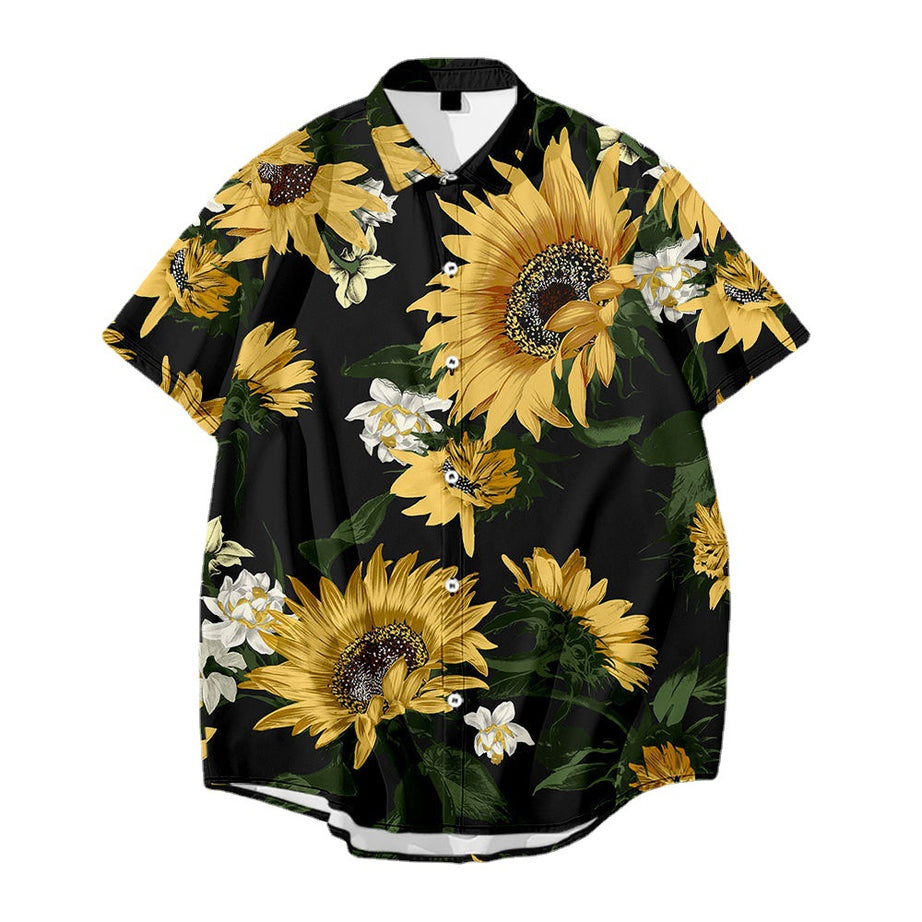 Plus Size Loose Botanical Shirt