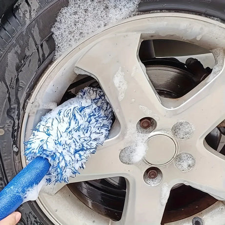 Microfiber automotive wheel brush Tire rim cleaning brush Automotive wheel brush Tire brush