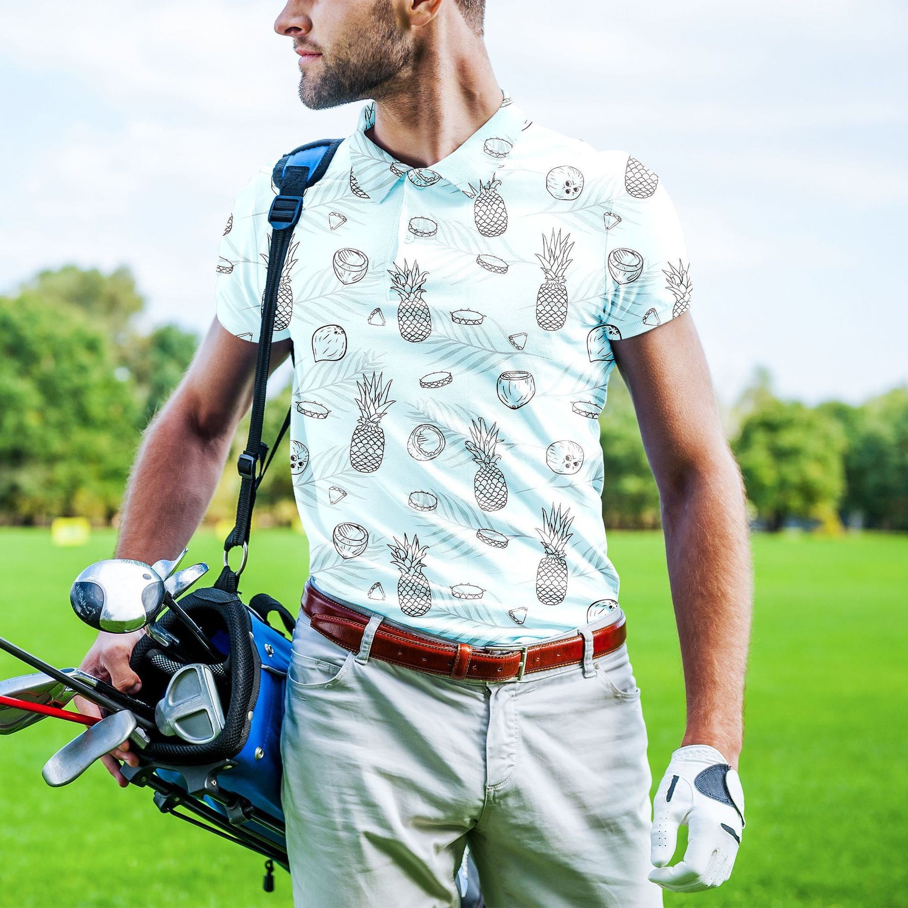 Men's 3D Printed Casual POLO Short Sleeves
