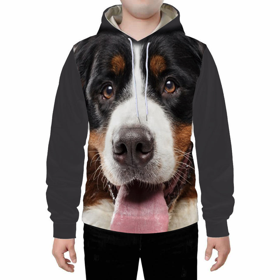 Digital Dog Cute Expression Printed Loose Couple