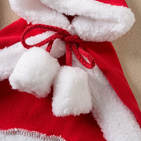 Pets Christmas Cloak Red Shawl Pet Products