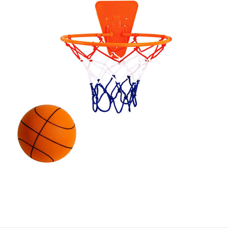 Silent High Density Foam Sports Ball Indoor Mute Basketball Soft Elastic Ball Children Sports Toy Games