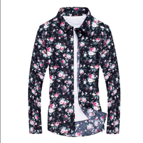 Men's Casual Slim Lapel Shirt New Style