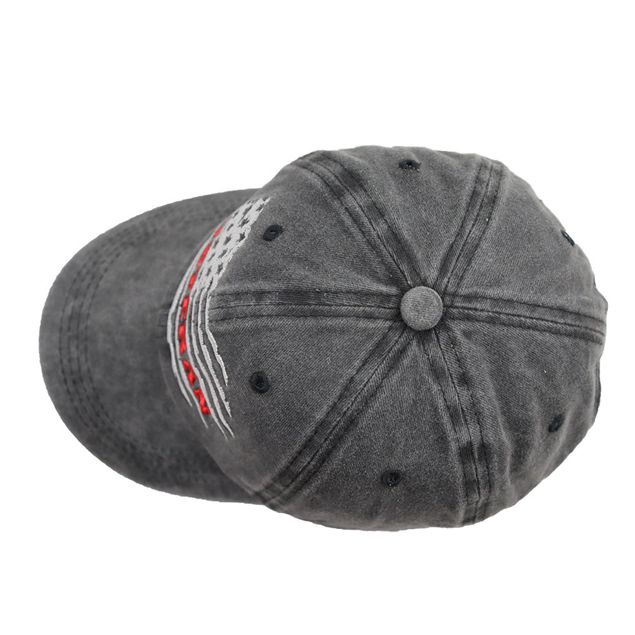 USA Patriotic Military Hat,Distressed Veteran Army Hat For Men Women, Adjustable Embroidered Wash Cotton Baseball Cap