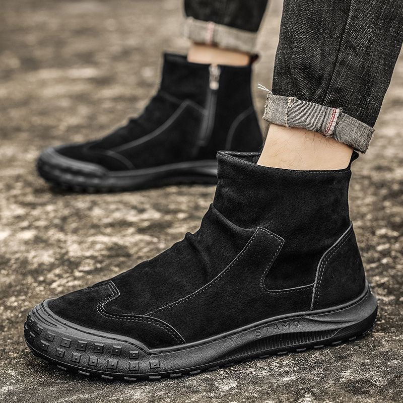 New Autumn Lightweight Casual Work Boots For Men