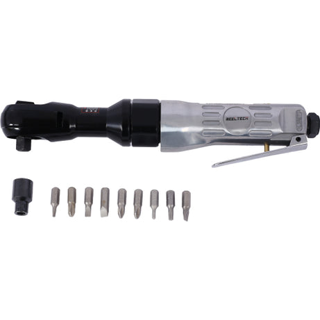 Air Tools & Accessories Kit, 71 Pieces, Impact Wrenches, Air Ratchets, Die Grinders, Air Hammers, Hose Fittings, Storage Boxes