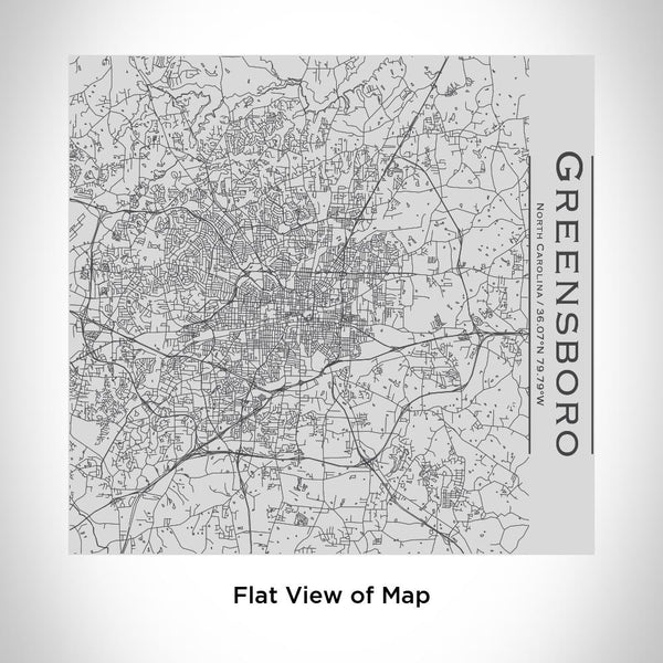 Greensboro - North Carolina Map Tumbler