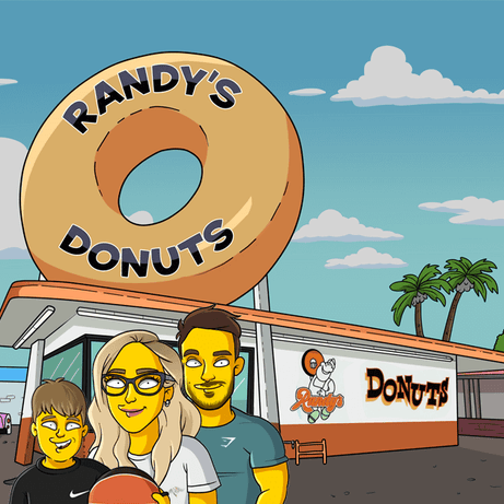 3 shoulders up custom background