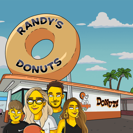 4 shoulders up custom background