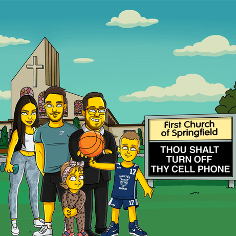 5 full body church background