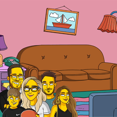 5 shoulders up couch background